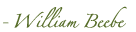 William Beebe